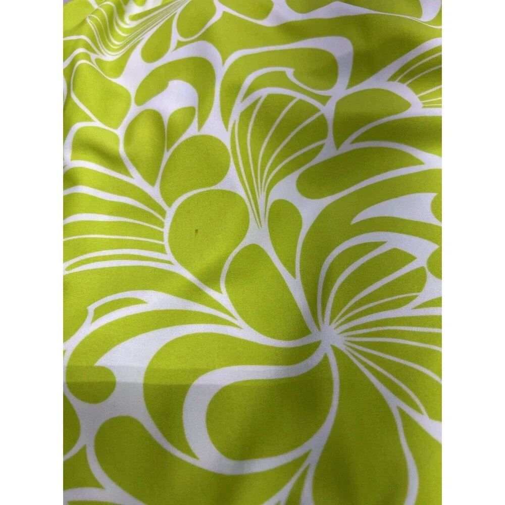 Athleta Kokomo Halter Swim Sport Dress XL Green Floral Print Bra Insert - Picture 11 of 11